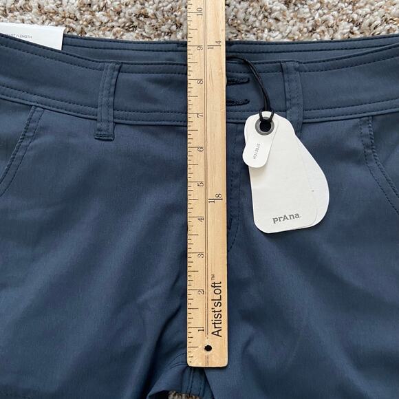 Prana Halle Pant Women's 4 Short Stormy Night Low Rise Standard Fit Boot Cut - Picture 10 of 13